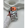 Глянцевий хвилястий чохол Apple для iPhone 17 Pro Max у срібному кольорі